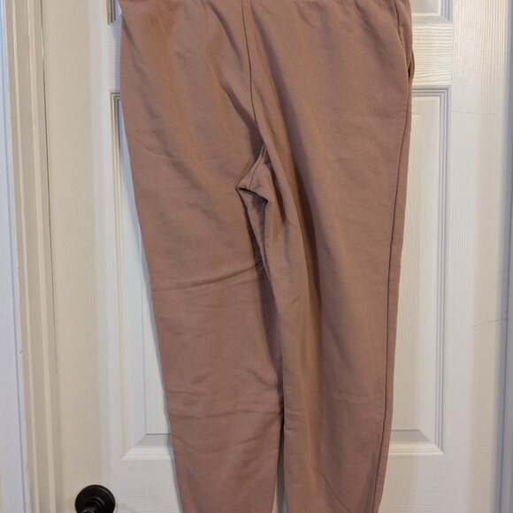 Bebe Sport [Fit, e.g., Velour/Fleece] Jogger Pants | Caramel Tan Y2K Lounge - Picture 2 of 2